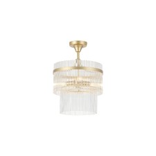 SEARCHLIGHT Lara arany-átlátszó mennyezeti lámpa (SL-11300-3GO) E14 3 izzós IP20 világítás