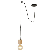 SEARCHLIGHT Spinny fekete-barna függesztett lámpa (SL-50212-1NA) E27 1 izzós IP20 világítás