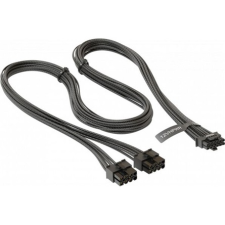 Seasonic 2db power 8pin pcie - 1db 12vhpwr m/m tápkábel 0.75m watx16882cw kábel és adapter