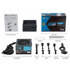 Seasonic 750w 80+ gold g12 gm g12-gm-750 tápegység