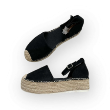 Seastar fekete női espadrilles - 40 (ÚJ) női cipő
