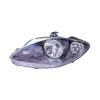  Seat Leon 2005.09.01-2009.02.28 Bal fényszóró H7/H1 fekete házas motoros Depo (0R91)
