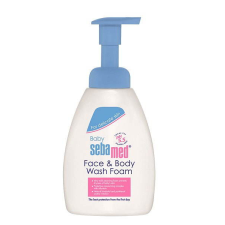 SebaMed BABY fürdető hab arcra és testre 400 ml tusfürdők