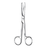  Sebészeti olló egyenes Tompa/Tompa 18 cm