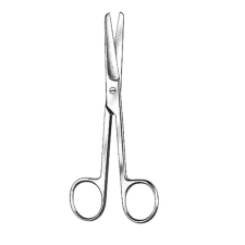  Sebészeti olló egyenes Tompa/Tompa 18 cm gyógyászati segédeszköz