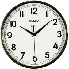 Secco Falióra, 24,5 cm, SECCO, króm színű keretes falióra