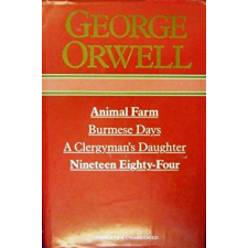 Secker & Warburg Animal Farm, Burmese Days, A Clergyman's Daughter, Nineteen Eighty-Four antikvárium - használt könyv