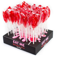 SECRETPLAY COSMETIC SECRETPLAY – eper ízű intim nyalóka 40 db-os csomagban party kellék