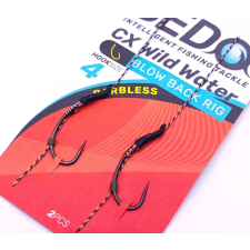 SEDO CX Wild Water Blow Back Barbless Előkötött Bojlis Előke 4 horog