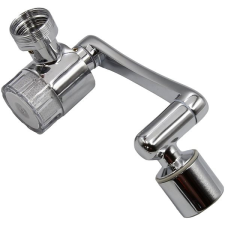 SEFIS MOTO SEFIS, forgatható 1080°, hosszabbító csaptelep adapter, papírszűrővel, króm fürdőszoba kiegészítő