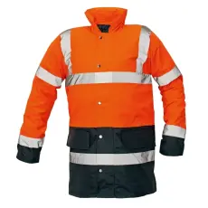  SEFTON kabát HV narancs/navy M