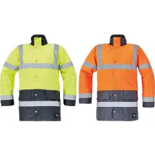  SEFTON kabát HV sárga/navy XS munkaruha