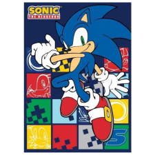 Sega Sonic a sündisznó Blue Blur polár takaró, pléd 100x140 cm Nr6 lakástextília