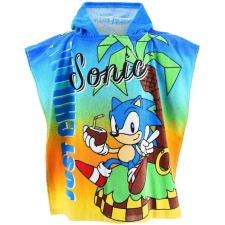 Sega Sonic a sündisznó Chillin&#039; strandtörölköző poncsó 55x110 cm Nr2 lakástextília
