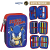 Sega Sonic Prime töltött tolltartó 3 emeletes Nr4
