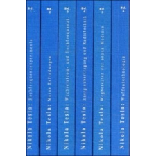  Seine Werke, 6 Bde. – Nikola Tesla,Nikola Tesla idegen nyelvű könyv
