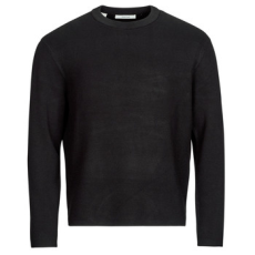 Selected Pulóverek SLHTELLER FN RELAXED CREW NECK Fekete EU S