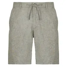 Selected Rövidnadrágok SLHREGULAR-BRODY LINEN BLD SHORTS Barna EU S férfi rövidnadrág