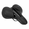Selle Royal Respiro Loisir Gel Comfort Max Relaxed nyereg, fekete, elasztomer oldalvédelemmel, 256x227 mm, 825 g SELLE ROYAL Bicikli alkatrészek Kerékpár alkatrészek Kerékpár nyergek