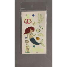  Sellő és Tengeri Kincsek Ideiglenes Tetoválás Szett – 10 darabos csillámtetoválás