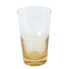 Selowei Amarillo - Átlátszó arany színű long drink pohár üdítős pohár