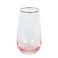 Selowei Lady - Aranyozott peremű magas pohár üdítős pohár