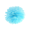  Selyempapír Pompom, égszínkék, 25cm