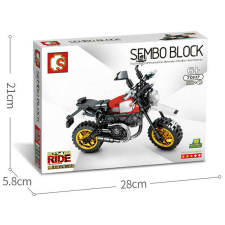 Sembo Block - krosszmotor építőjáték készlet barkácsolás, építés