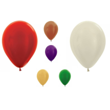 Sempertex Lufik fémes - metál színekben 30cm party kellék