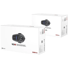 Sena Bluetooth handsfree headset 10S (hatótávolság 1,6 km) (2 egységből álló készlet) sisakbeszélő