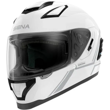 Sena Stryker Sisak Mesh headsettel, fényes fehér, 2XL bukósisak