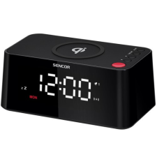 Sencor Digitális ébresztőóra, Qi töltővel, SDC 7600 ébresztőóra