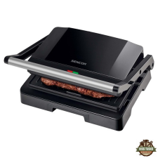 Sencor SBG 2070SS fekete kontakt grill grillsütő