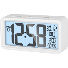 Sencor SDC 2800 W fehér digitális ébresztőóra hőmérővel ébresztőóra