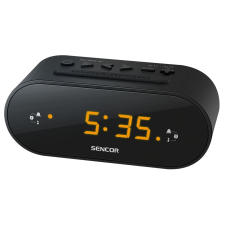 Sencor SRC 1100 B fekete rádiós ébresztőóra ébresztőóra