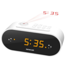 Sencor SRC 3100 W fehér kivetítős rádiós ébresztőóra ébresztőóra