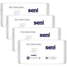Seni Classic Basic Extra Large 4 Felnőtt pelenka 130-170cm (4x30db) gyógyászati segédeszköz