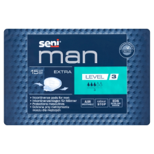 Seni Man Extra Level 3 férfi inkontinencia betét (15 db) gyógyászati segédeszköz