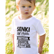 Senki sem tökéletes de a nagytesók... gyerek póló - Fehér 128 gyerek póló