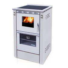 Senko SG-50 (7,2 kW) klasszikus tűzhely, inox (Sparhelt) tűzhely
