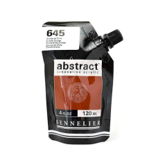 Sennelier Abstract akrilfesték, 120 ml - 645, chinese orange akrilfesték