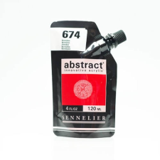 Sennelier Abstract akrilfesték, 120 ml - 674, vermilion akrilfesték