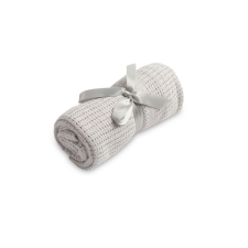 Sensillo Sensillo csípkés pamut takaró 110x70 cm-Grey babaágynemű, babapléd