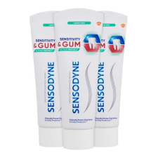 Sensodyne Sensitivity & Gum Caring Mint Trio fogkrém fogkrém 3 x 75 ml uniszex fogkrém