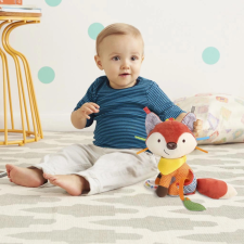 Sensory láncos játék babakocsihoz - Foxi plüssfigura
