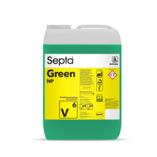 Septa Professzionális készítmény az erős szennyeződések eltávolítására SEPTA GREEN NP V6 10L tisztító- és takarítószer, higiénia