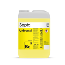 Septa Professzionális tisztítószer koncentrátum erős szennyeződésekhez SEPTA UNIVERSAL BC5 10L tisztító- és takarítószer, higiénia