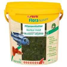  Sera Flora Nature 10L 2Kg Díszhaltáp (32289) Gazdaságos Kiszerelés haleledel