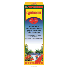 Sera Pond Cyprinopur 250 ml 5 köbre fertőző hasvízkórra akvárium vegyszer