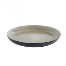 Serax Mélytányér, Serax Pure 29,6 cm, szürke/fekete tányér és evőeszköz